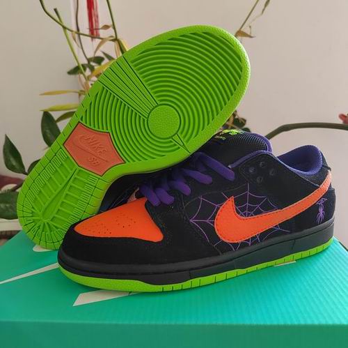 Cheap Nike Dunk Low Halloween Black Orange Shoes Unisex-94 - Click Image to Close